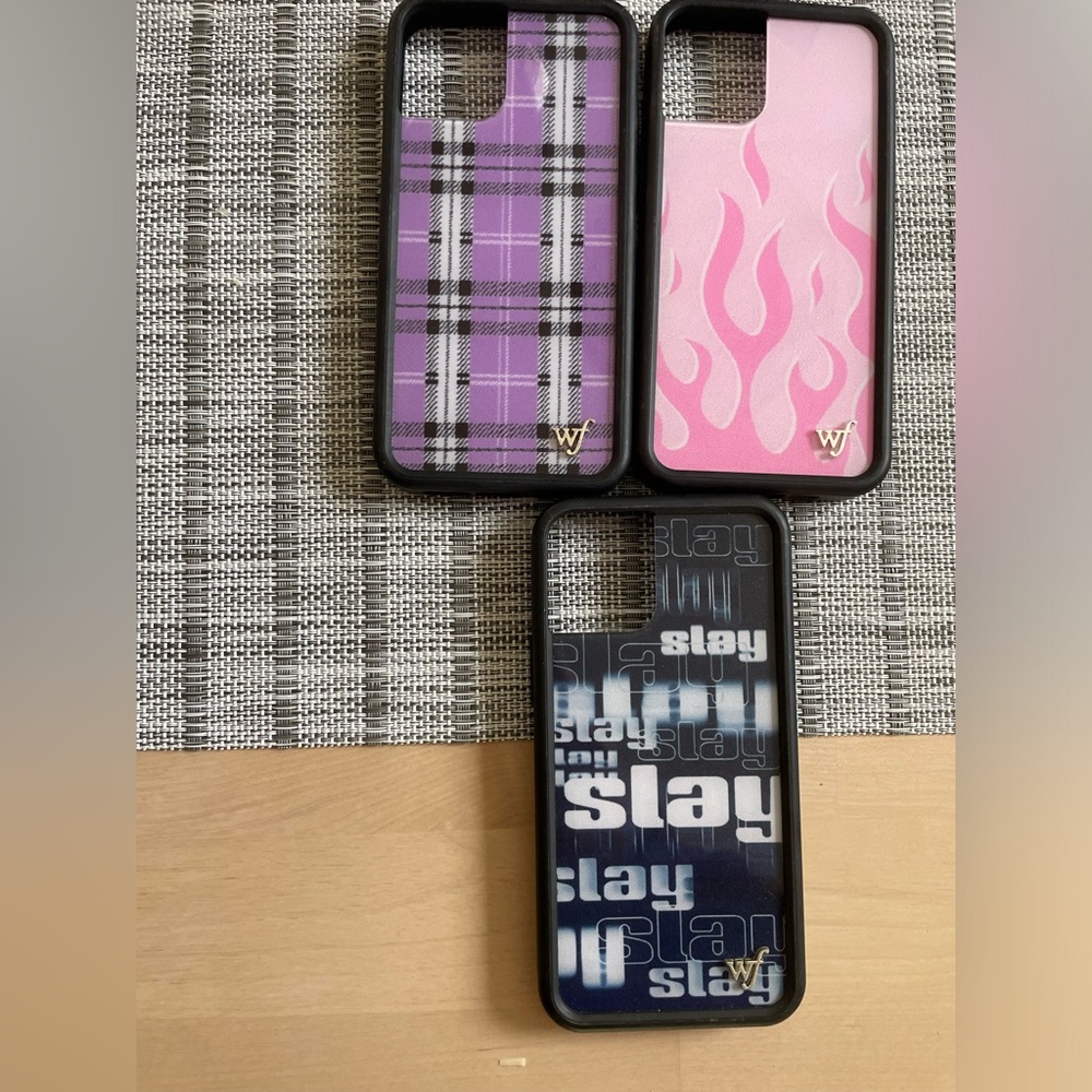 Three Wildflower iPhone 12 mini cases